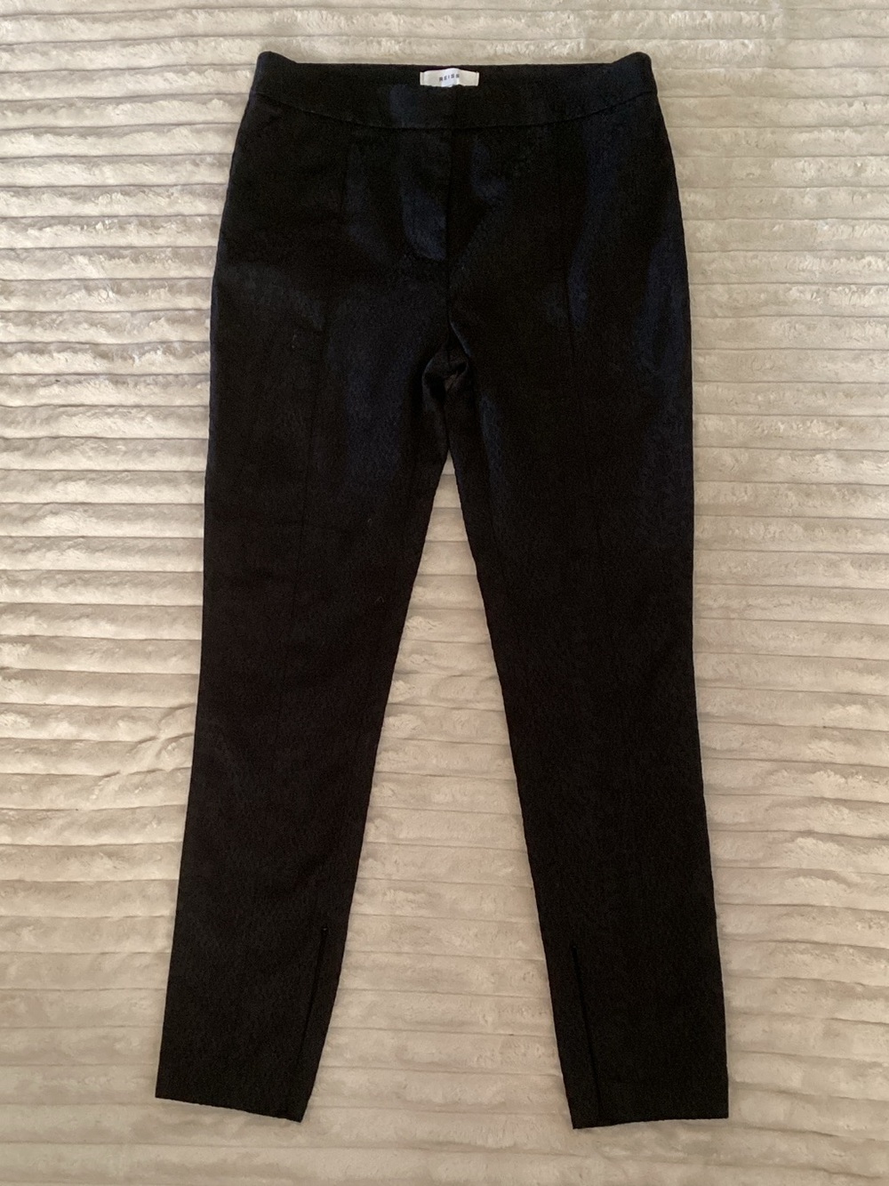 Reiss Black Slim Tailored Trousers